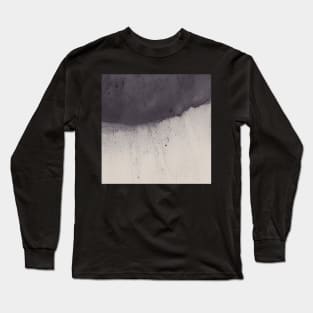 Abstract navy and beige watercolor 2 Long Sleeve T-Shirt